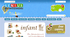 Desktop Screenshot of geniusmontessori.com